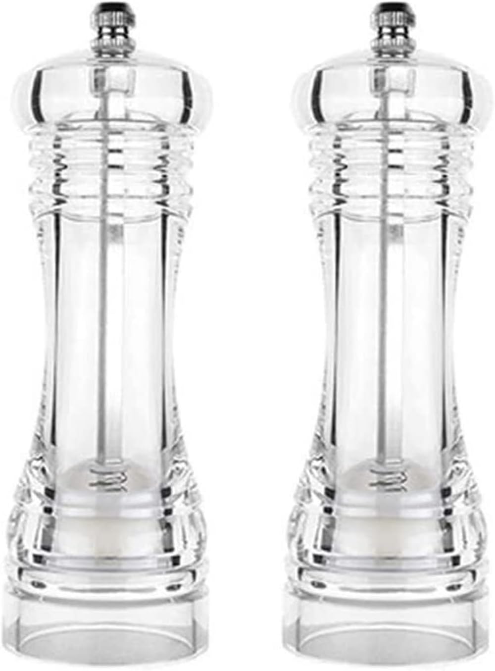 Refillable Pepper Mill Set 2pcs Manual Salt and Pepper Mill