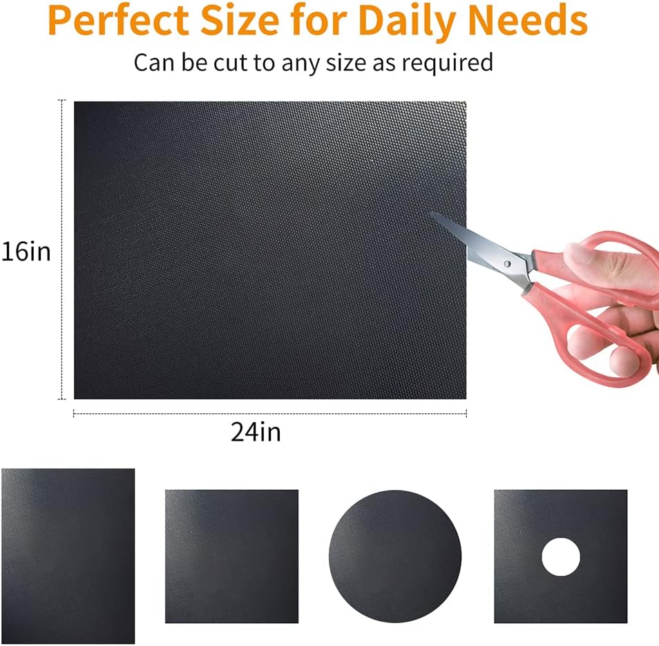 4 Pack Large Oven Liners for Electric Gas Oven Reusable