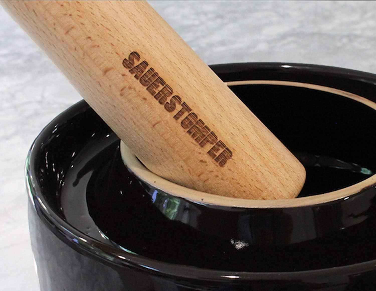 Humble House Sauerkraut Pounder 12 Inch Solid Wood