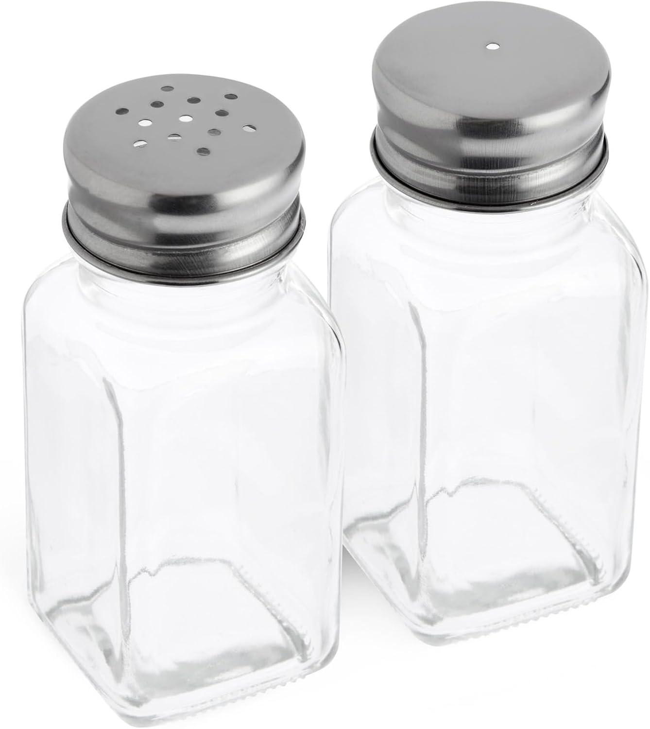 Juvale 24 Pack Glass Salt and Pepper Shakers Set