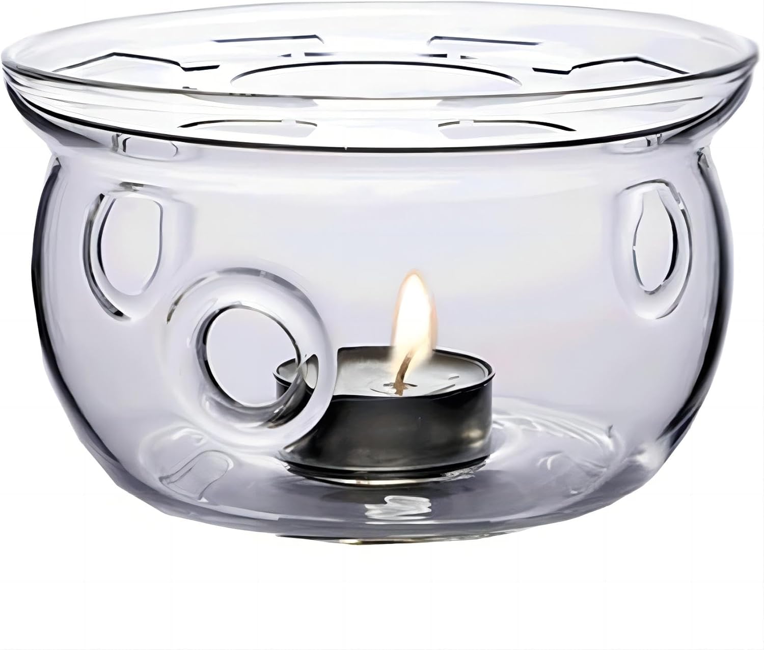 Bamboos Grocery LoKii Glass Teapot Warmer 6 Inches