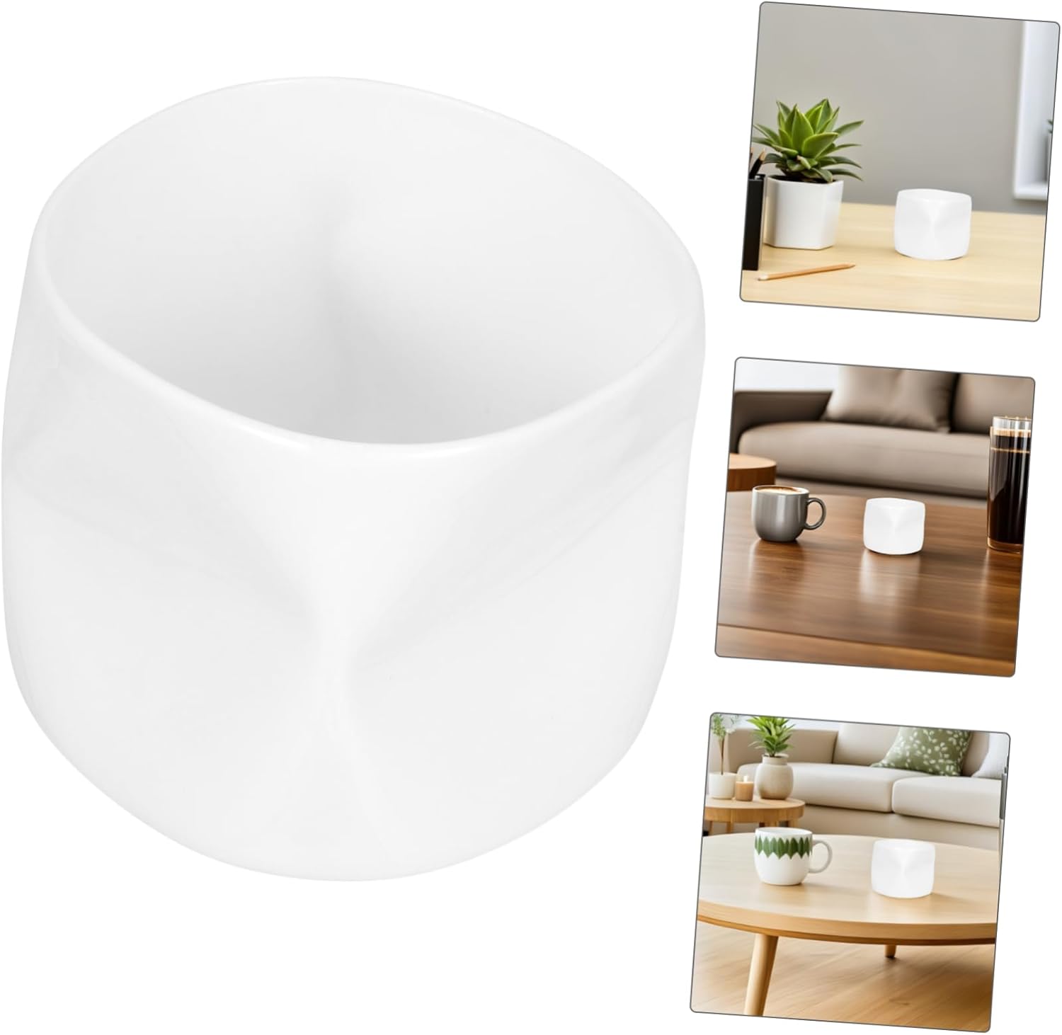 Ciieeo Mini Teacup Ceramic Candle Holder