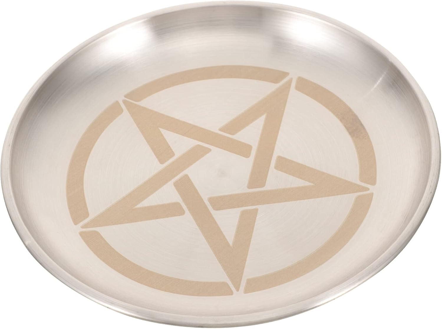 SEWACC Altar Candle Tray with Pentagram Design