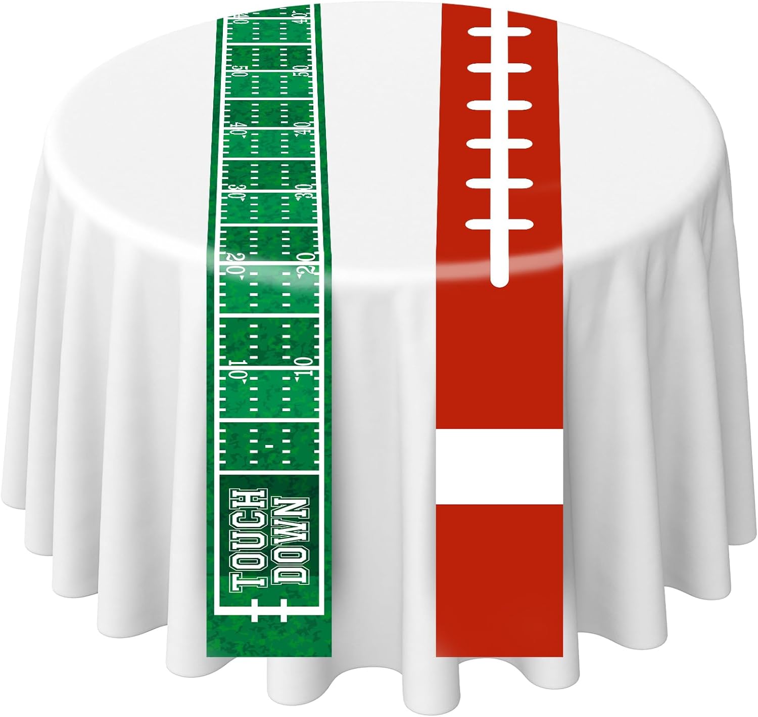 12 Pcs Football Themed Table Runners for Game Day Parties