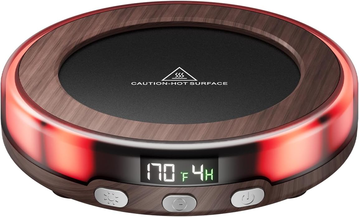 Gaiatop Coffee Mug Warmer with 3 Temperature Settings and LED Display
