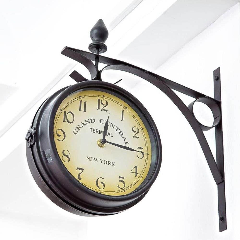 BELMAKS Vintage Double Sided Wall Clock