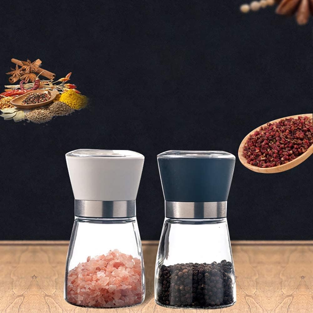 VIGANI Adjustable Salt and Pepper Mill Set