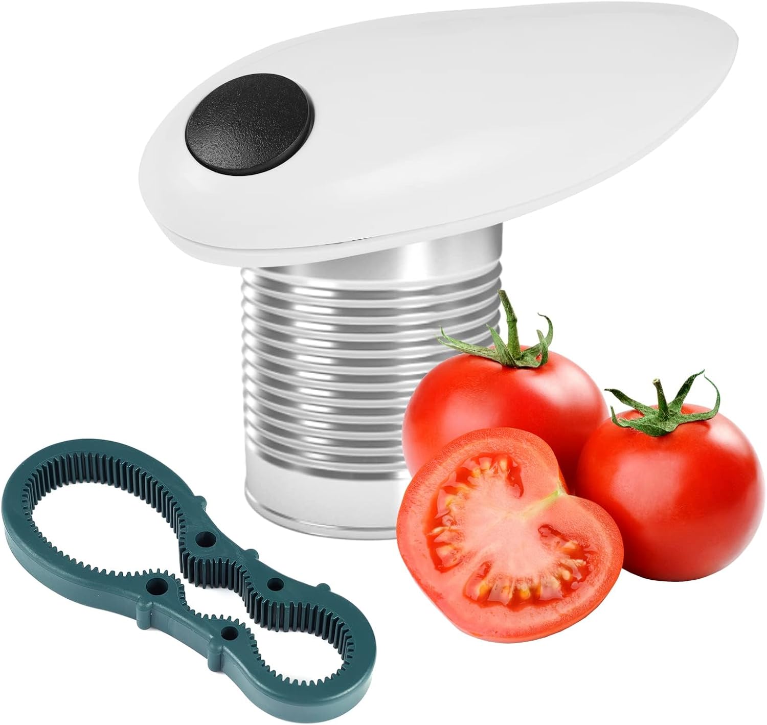 Durable Stainless Steel Can Opener With Smooth Edge And Ergonomic Handle
