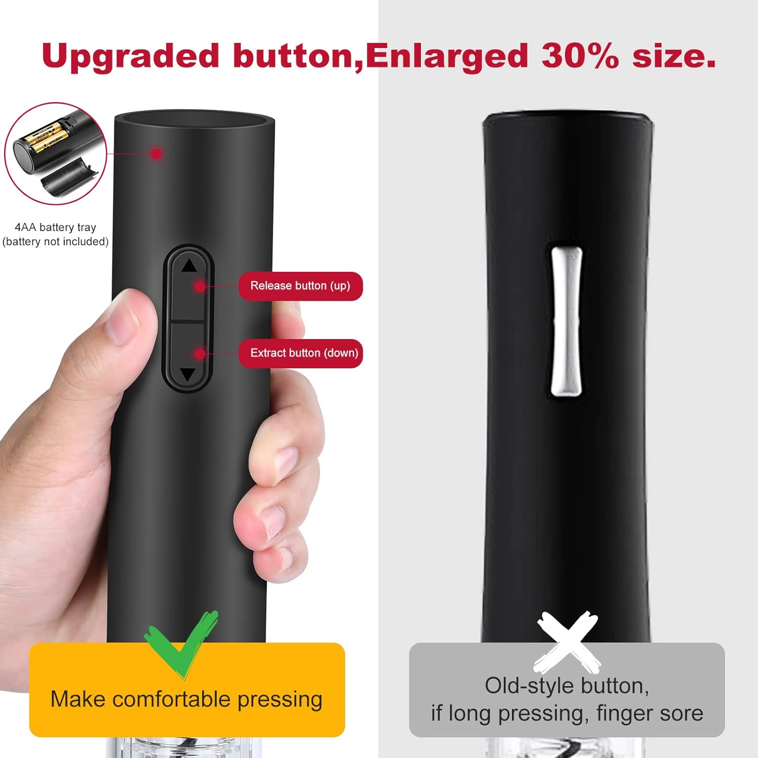 SCHACHUP Electric Wine Opener with Foil Cutter