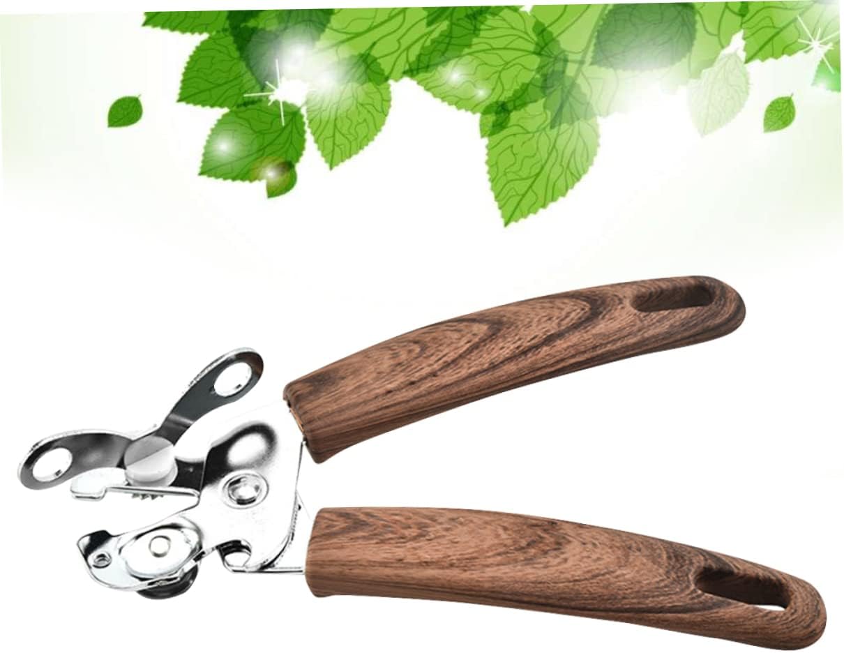 Zerodeko Adjustable Manual Can Opener with Lid Cutter and Magnetic Handle