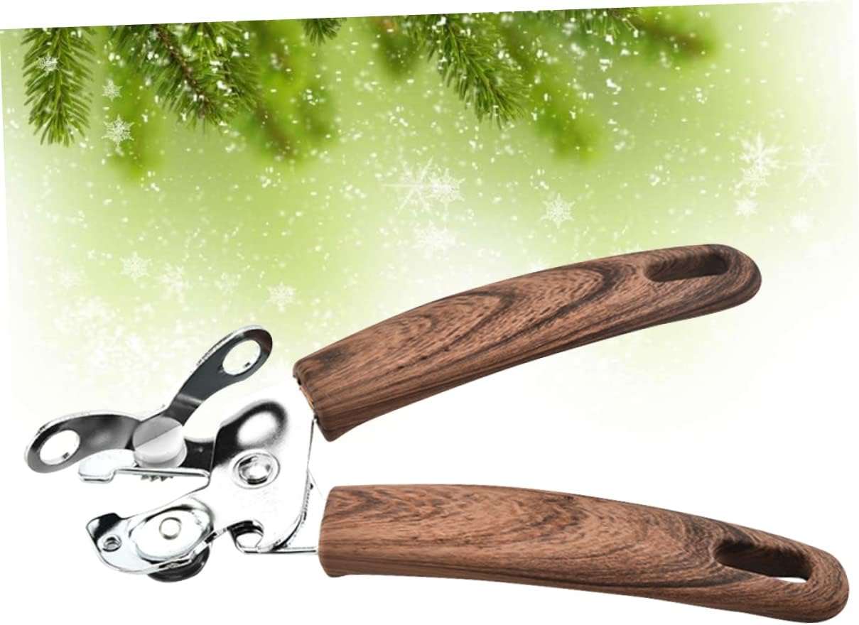 Heavy Duty Stainless Steel Can Opener with Grip Handle
