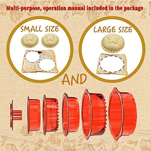 AmerStar 6-in-1 Sandwich Cutter and Sealer Set