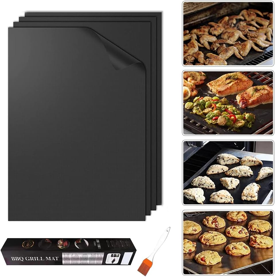 4 Pack Large Oven Liners for Electric Gas Oven Reusable