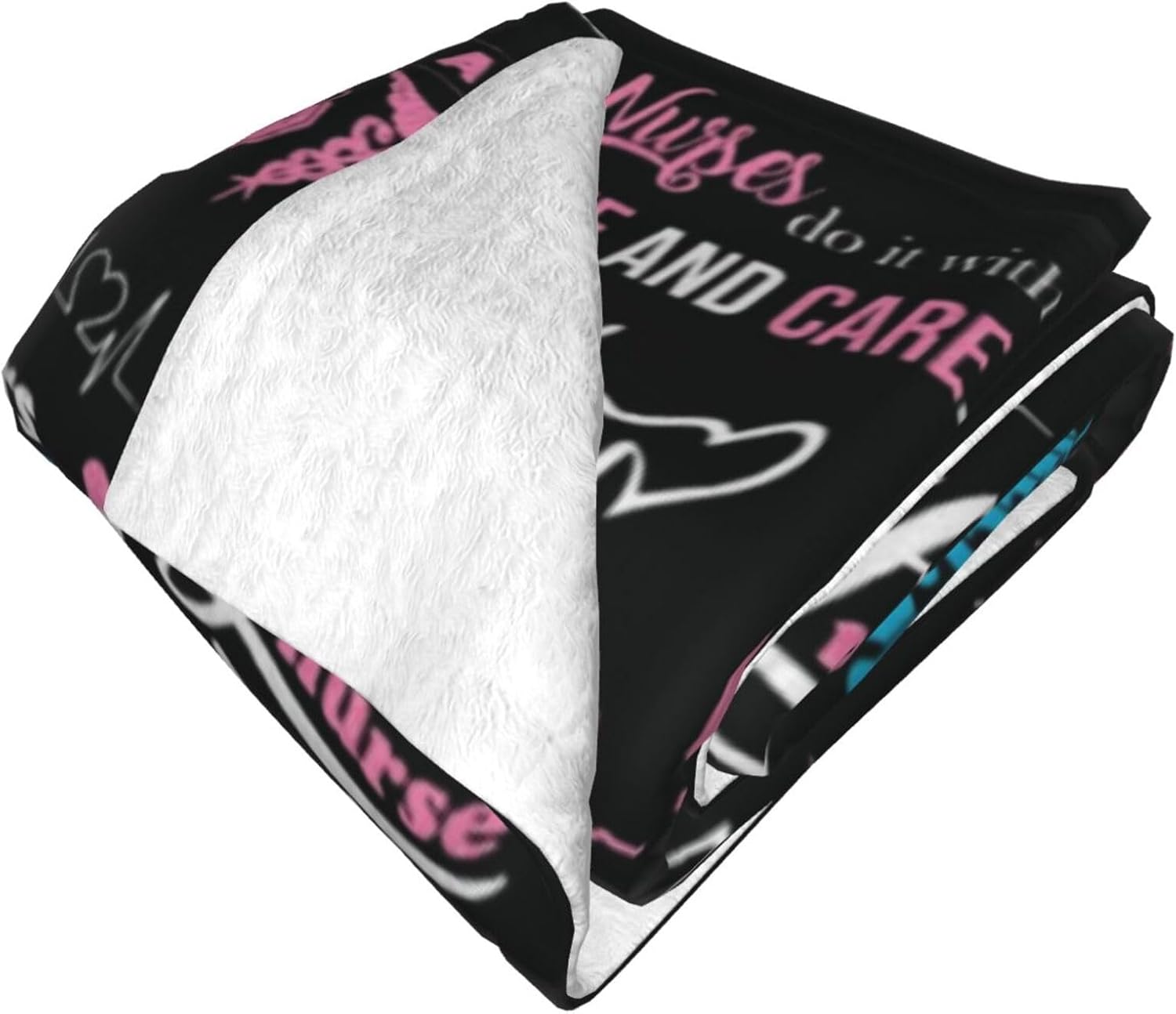Funny Nurse Gifts for Women Soft Flannel Blanket