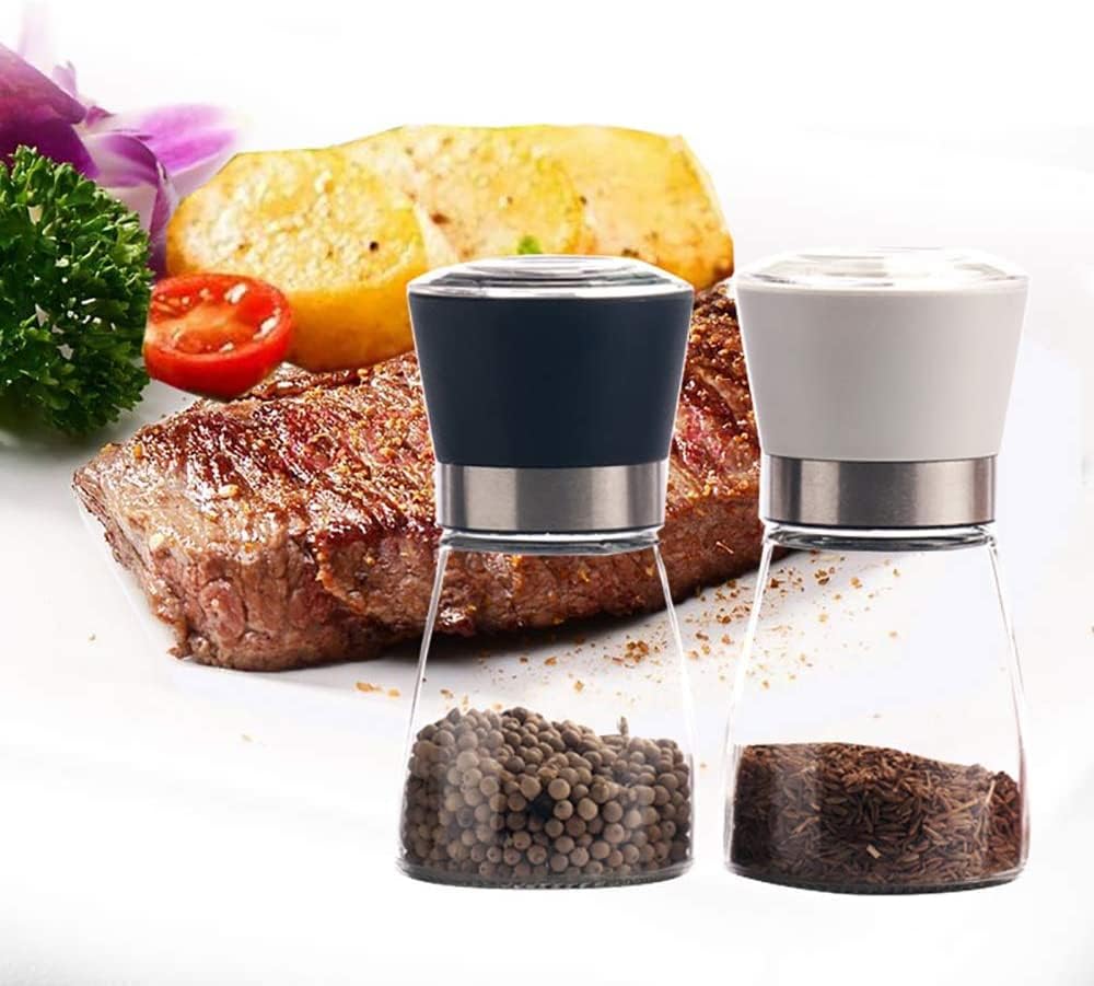 VIGANI Adjustable Salt and Pepper Mill Set