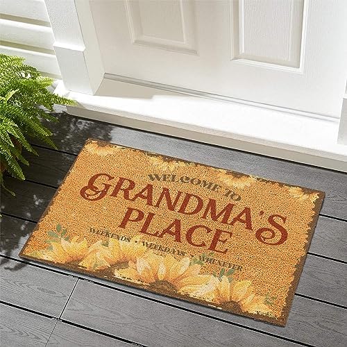 Grandmas Place Coir Fiber Entry Mat 16x24in