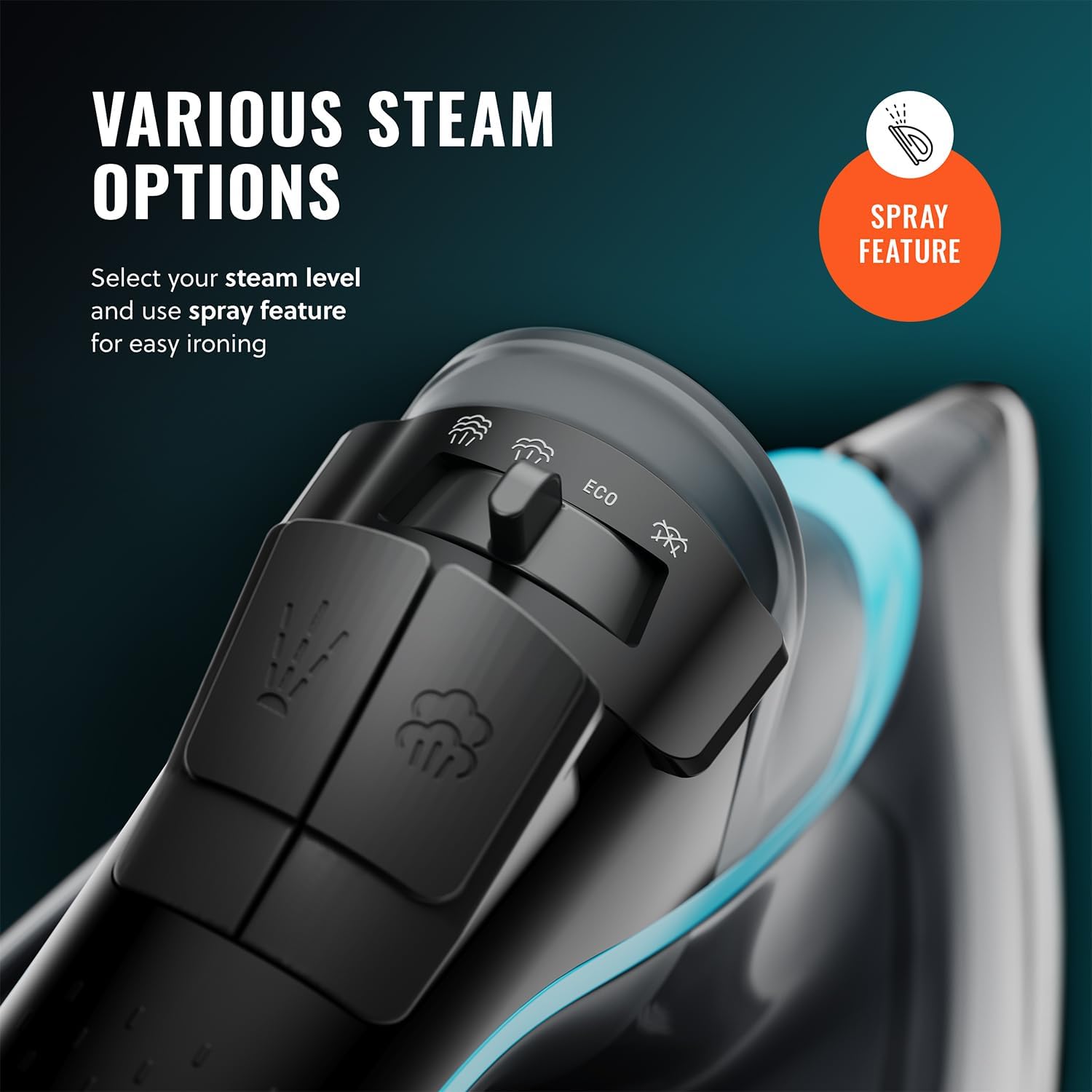 Pursteam SteamBurst 1750W Steam Iron