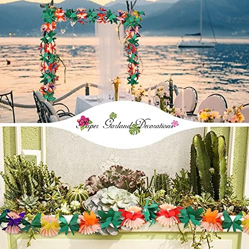 FUTUREPLUSX Tropical Garland Decor 2 Pack