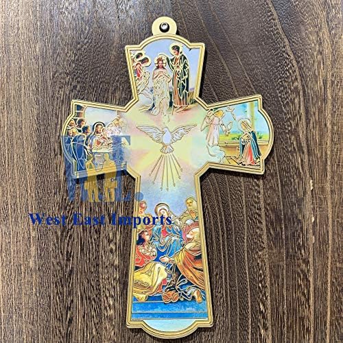 WE 12 Pcs Holy Spirit Wall Cross Baptism Favor