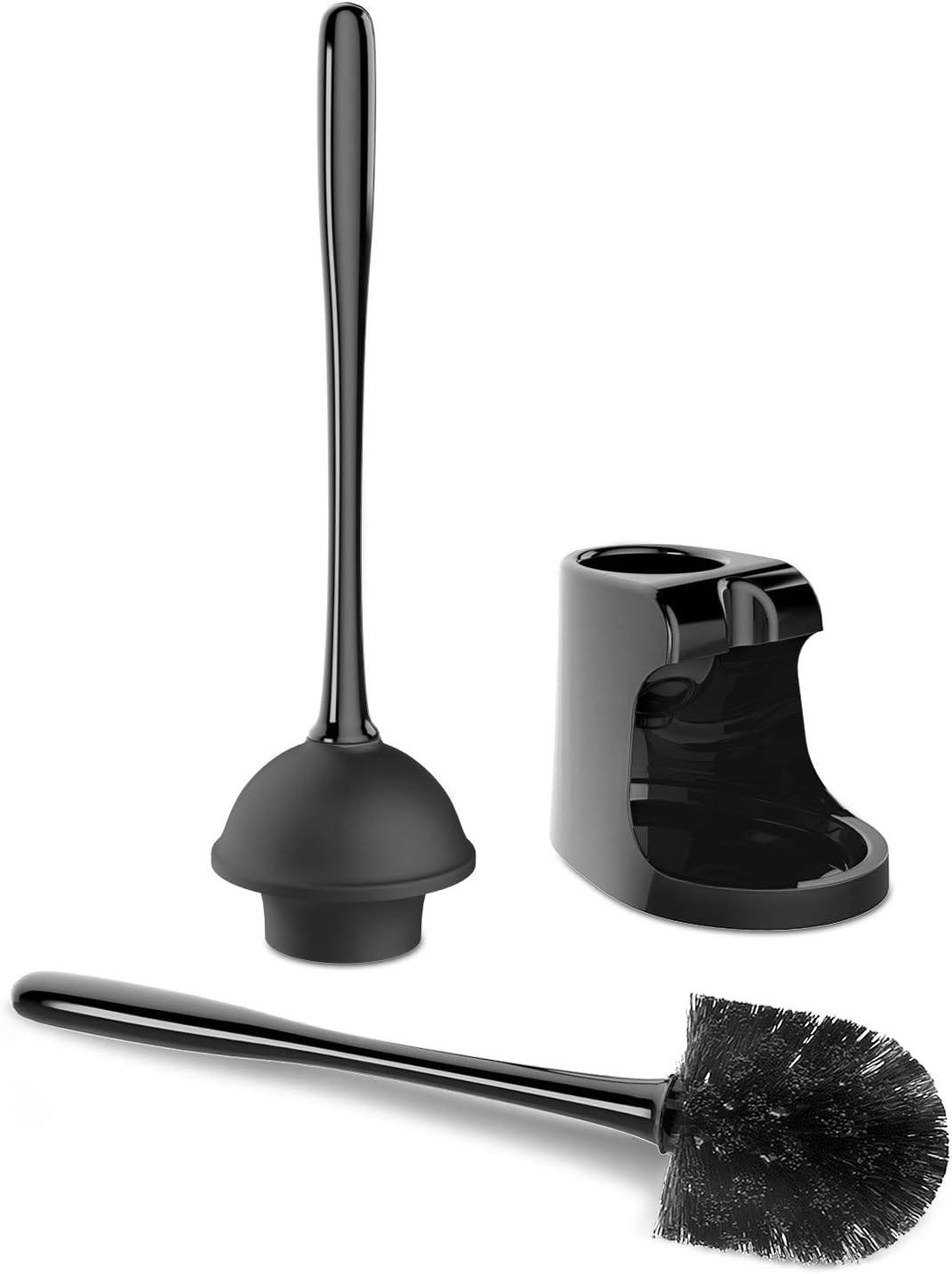 MRSIGA Toilet Plunger and Bowl Brush Combo Set