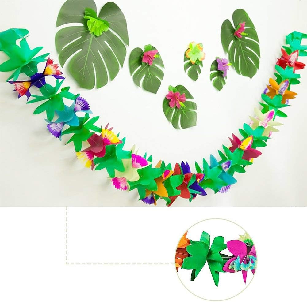 FUTUREPLUSX Tropical Garland Decor 2 Pack