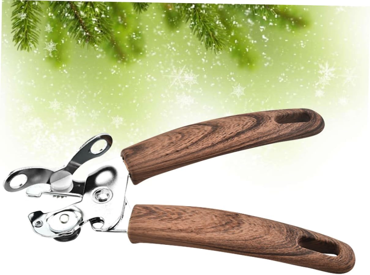 Zerodeko Adjustable Manual Can Opener with Lid Cutter and Magnetic Handle