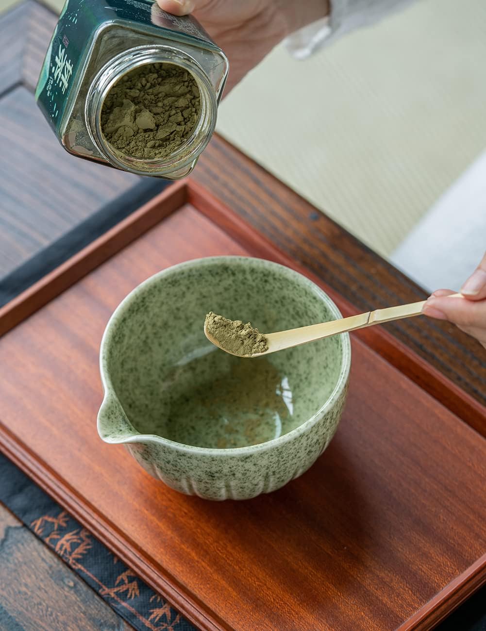 Tang Pin Matcha Set - 4pc Matcha Kit for Tea Ceremony