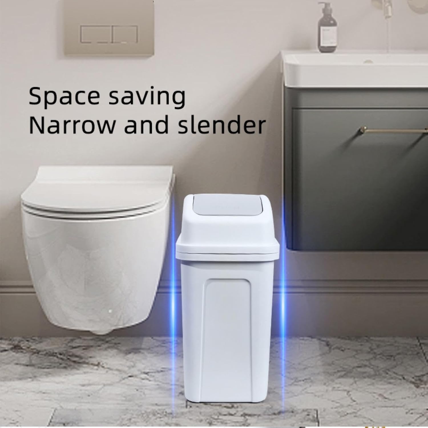 KELINFONG 5 Gallon Trash Can with Lid for Kitchen
