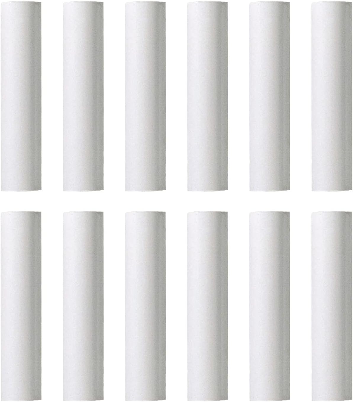 Ciata 12 Pack White Plastic Candle Covers 2 Inch