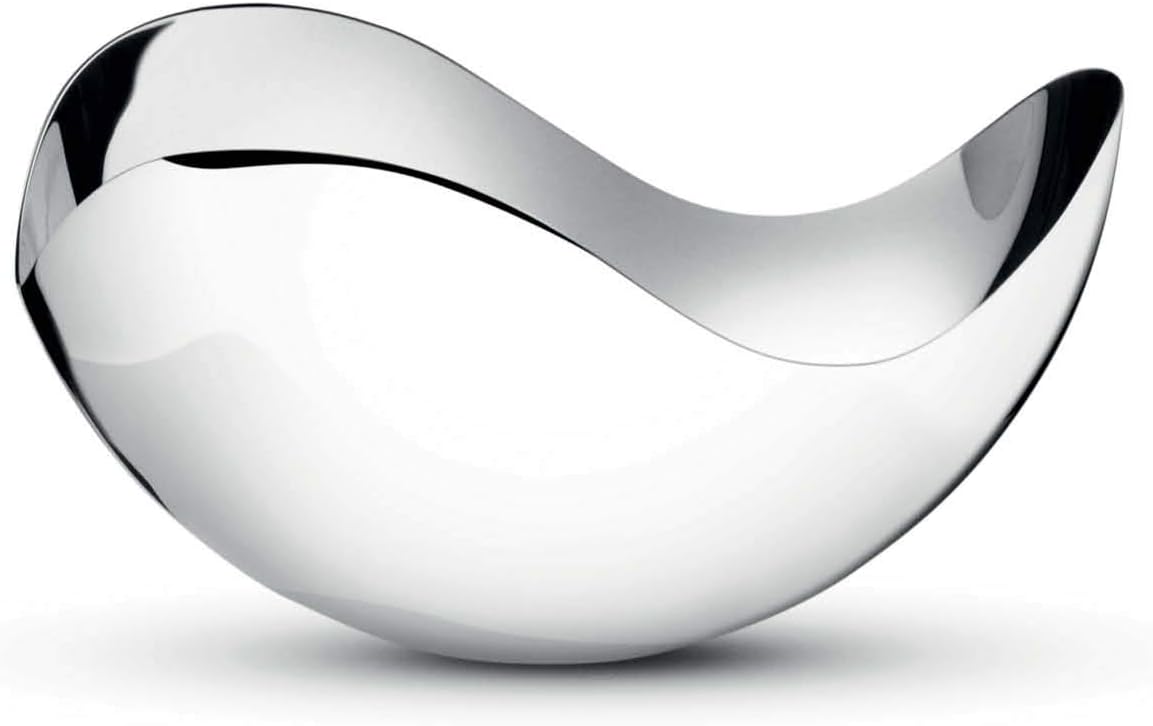 Georg Jenson Bloom Petit Stainless Steel Serving Bowl