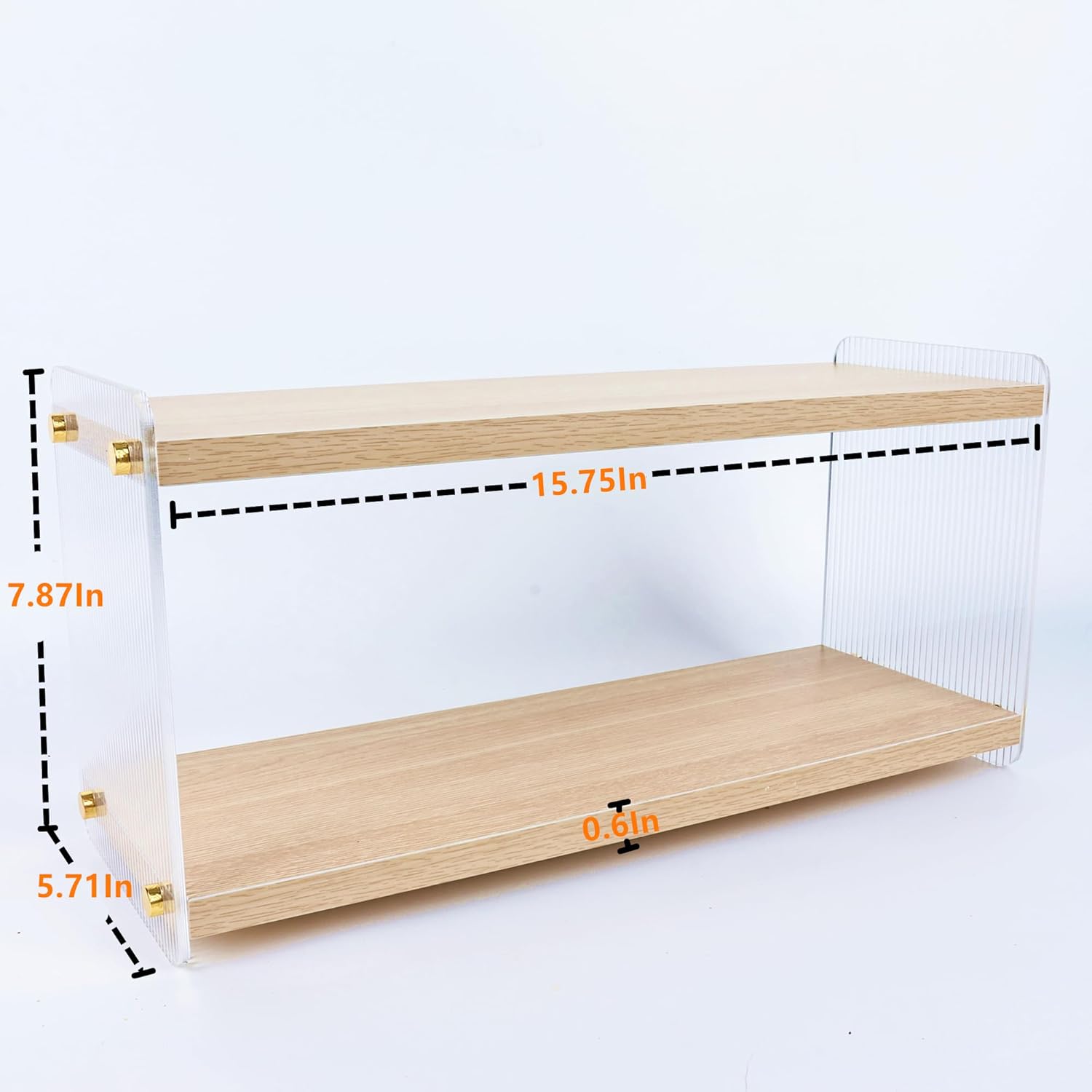 Coffee Counter Organizer 2 Tier Acrylic Storage