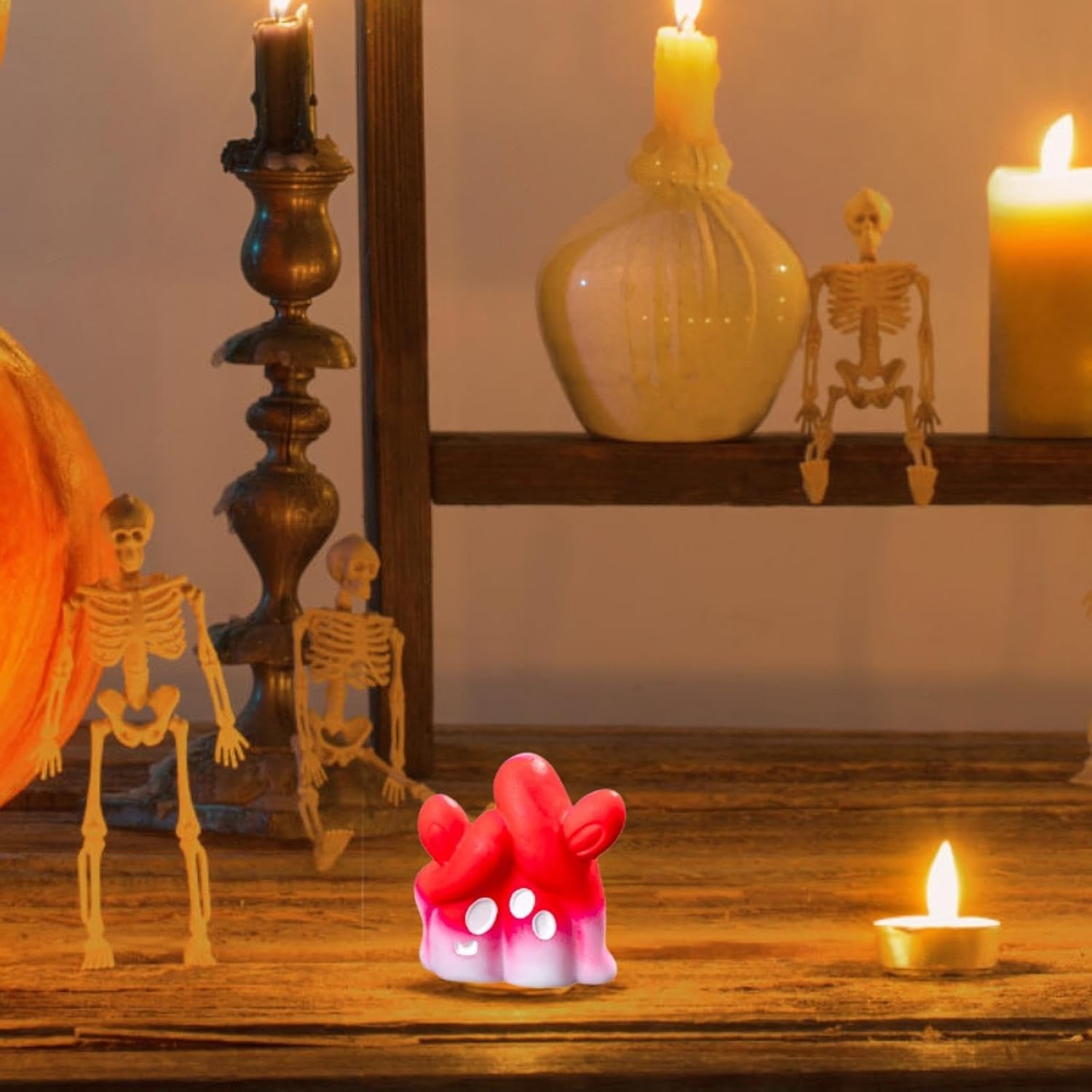 Fenteer Halloween Mini Figurine Resin Statue 24x25cm