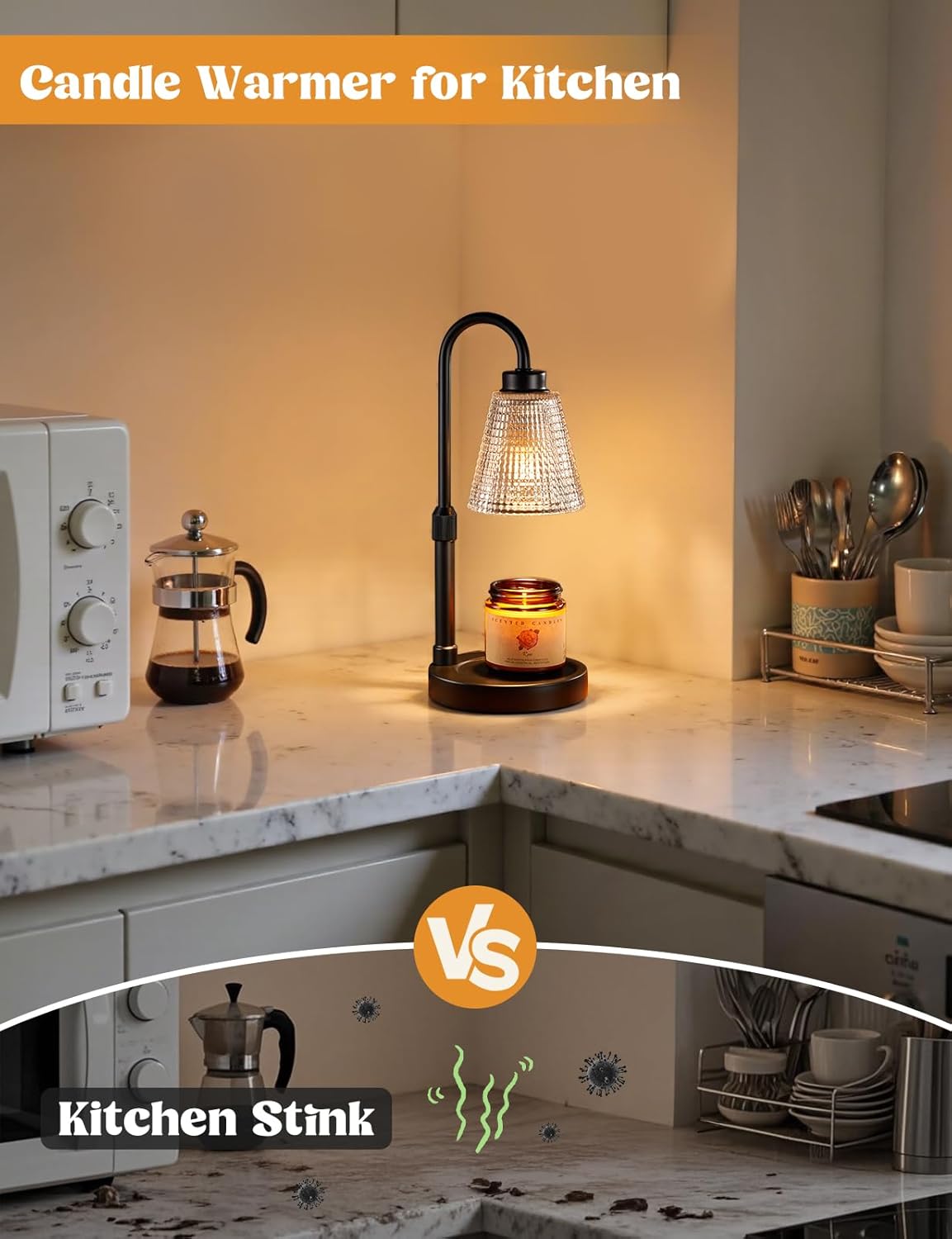 Innqoo Candle Warmer Lamp with Timer and Dimmer