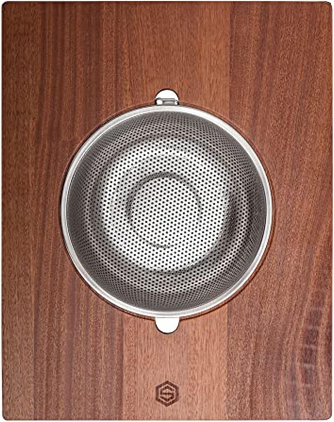 Strictly Sinks Wooden Cutting Board and Strainer Combo