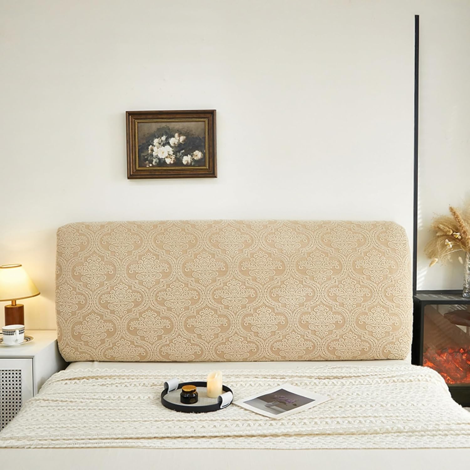 EFELIM Stretch Headboard Cover for Queen Size Bed