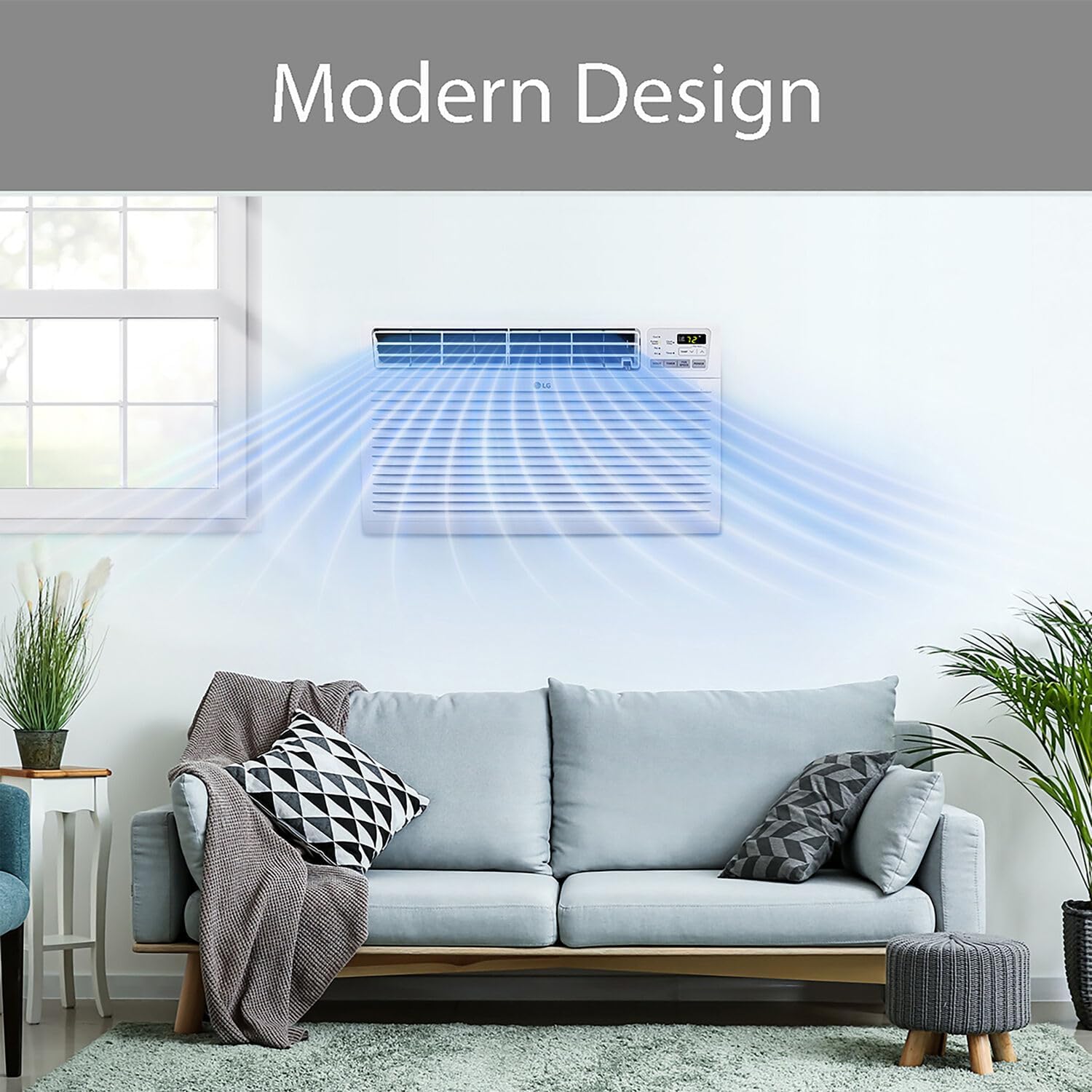 LG 10000 BTU Through the Wall Air Conditioner - White
