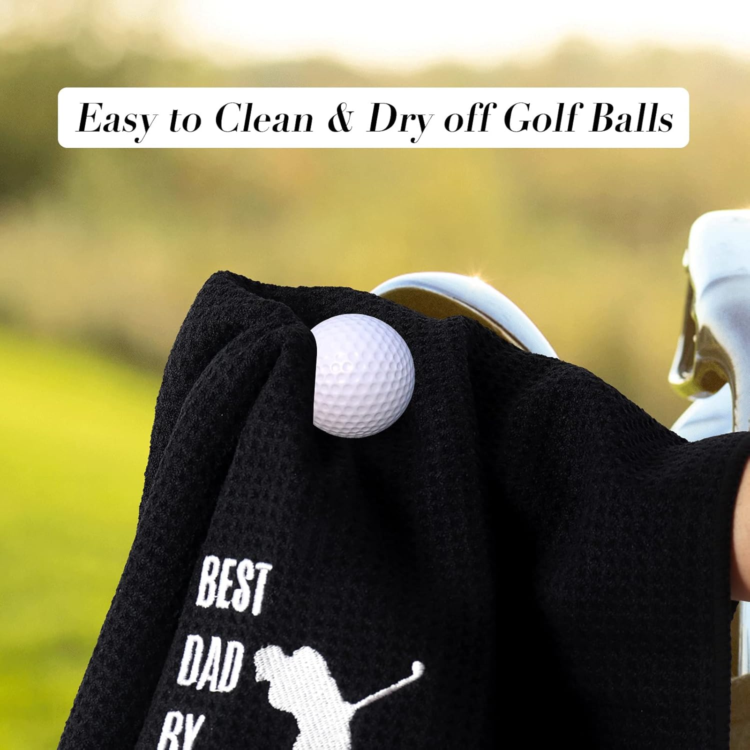 Funny Dad By Par Golf Towel for Fathers Day