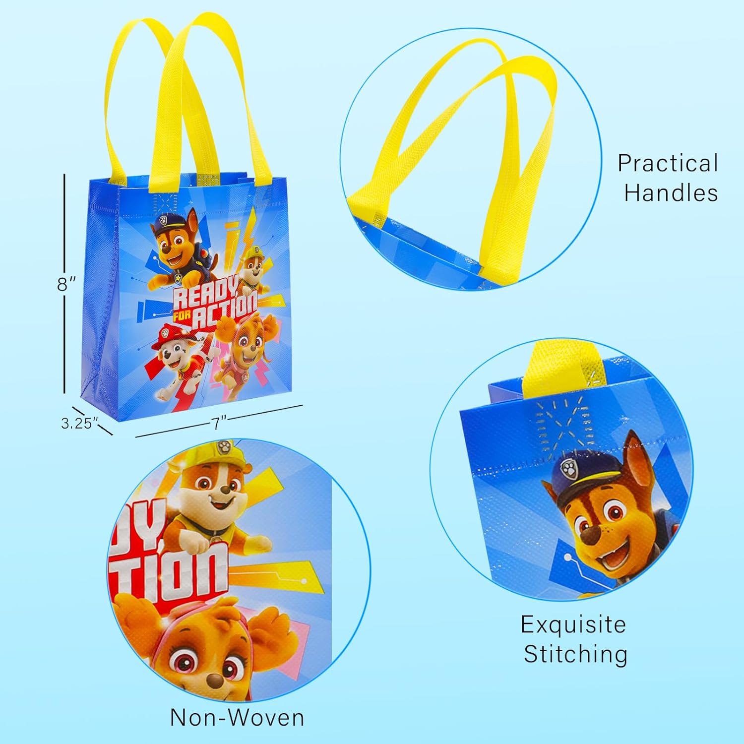 Paw Patrol Party Favor Bag Set 24 Pack