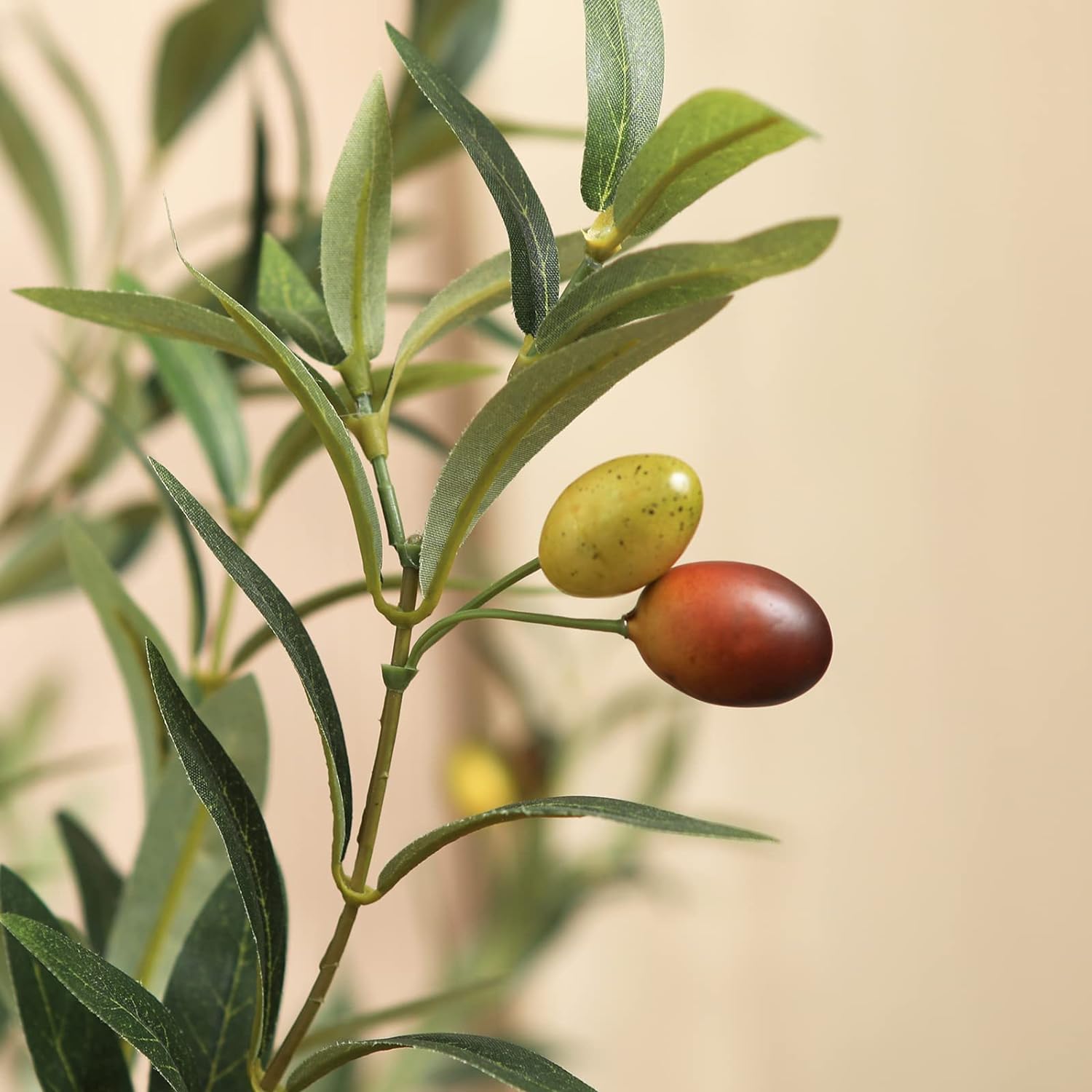 Kazeila Artificial Olive Tree 6FT Faux Silk Plant Decor