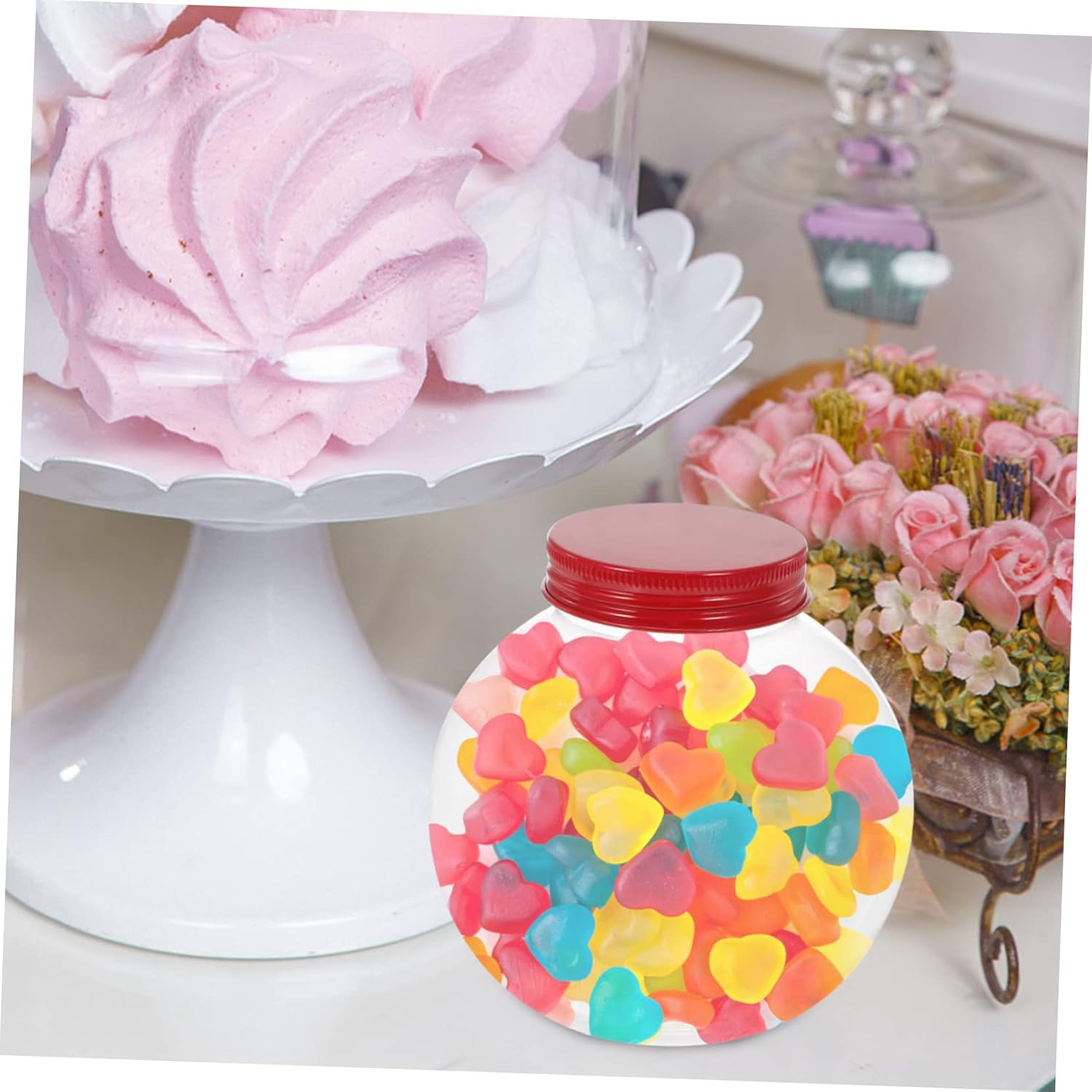 5pcs Christmas Shaped Candy Jar for Parties and Celebrations