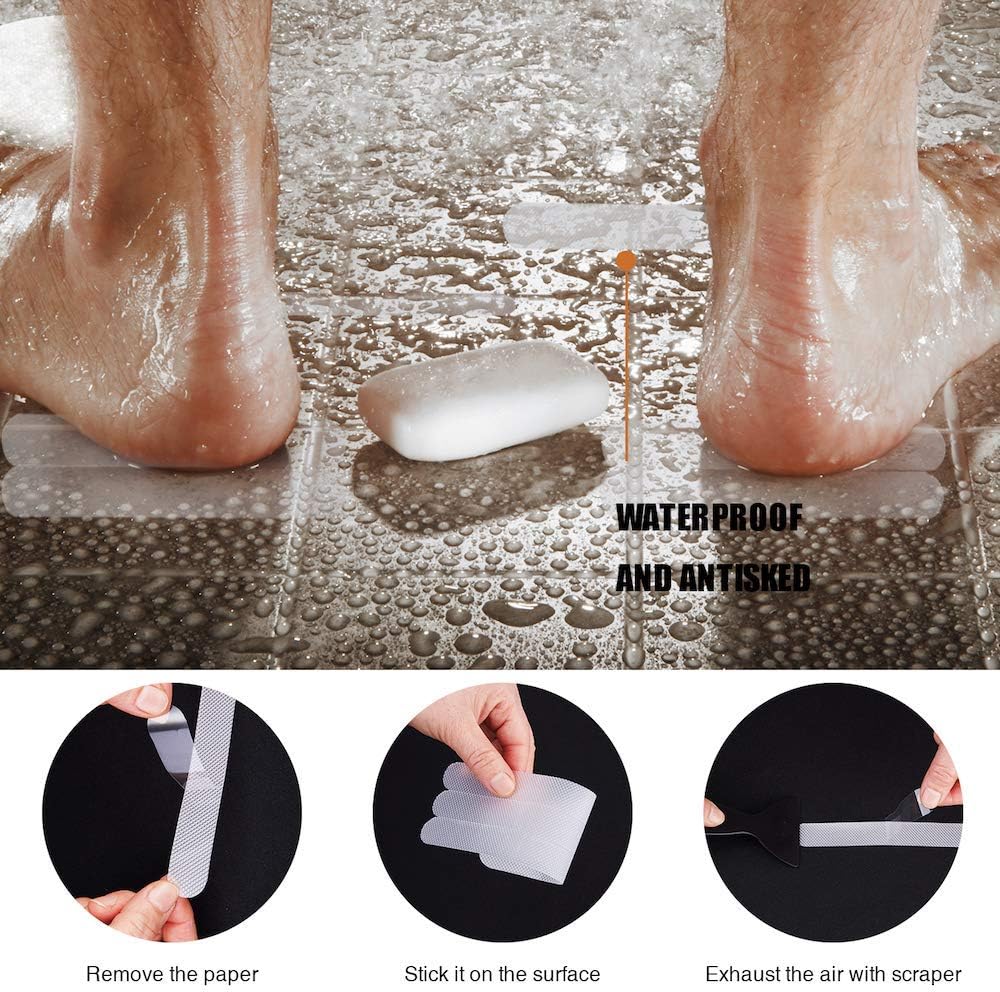 Secopad Anti Slip Shower Stickers Set