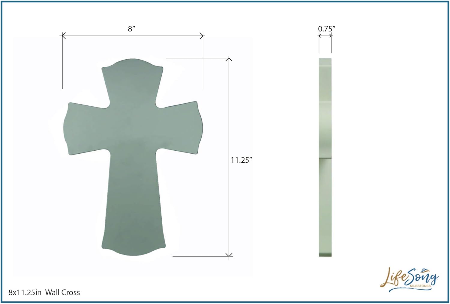 LifeSong Milestones Personalized Wedding Wall Cross