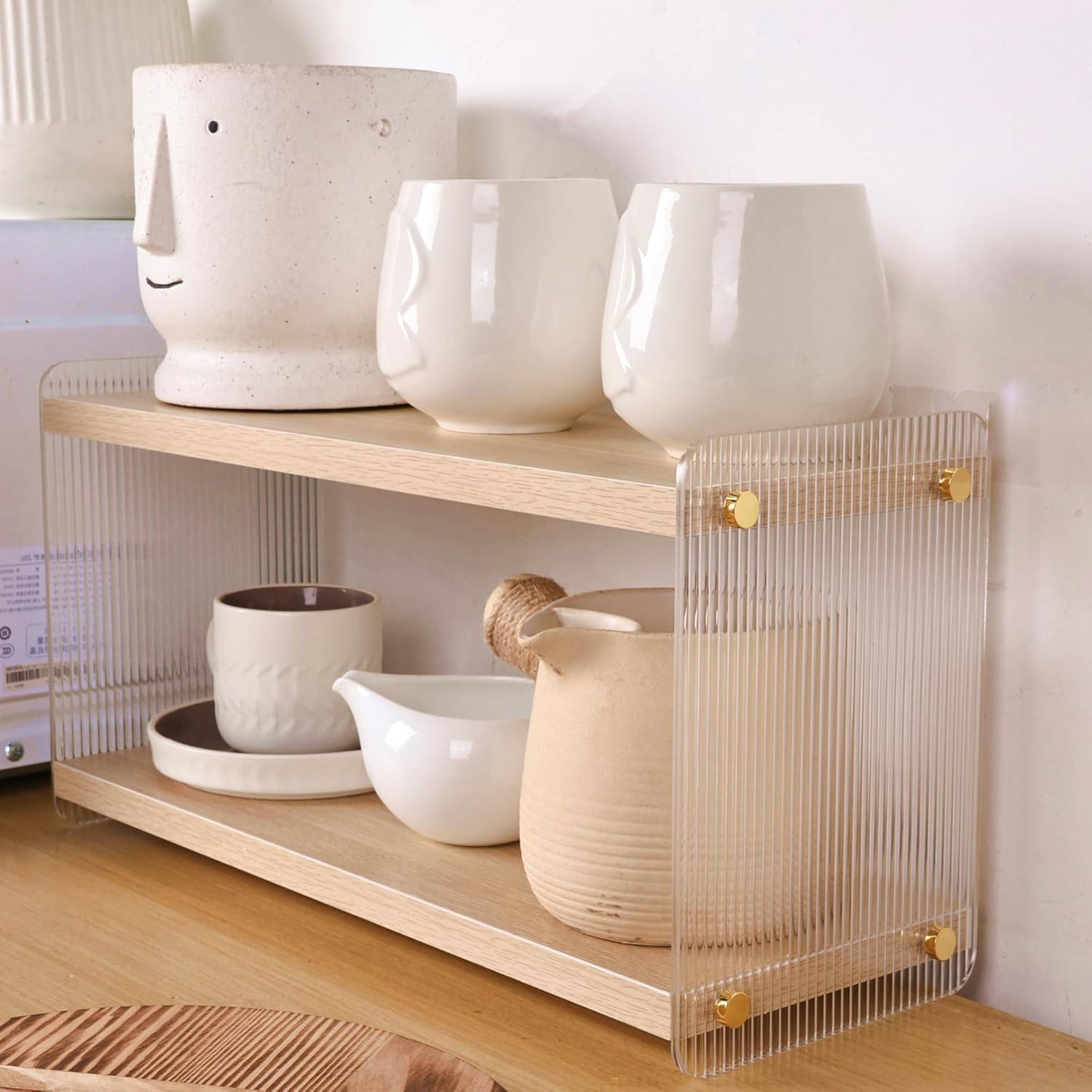 Coffee Counter Organizer 2 Tier Acrylic Storage