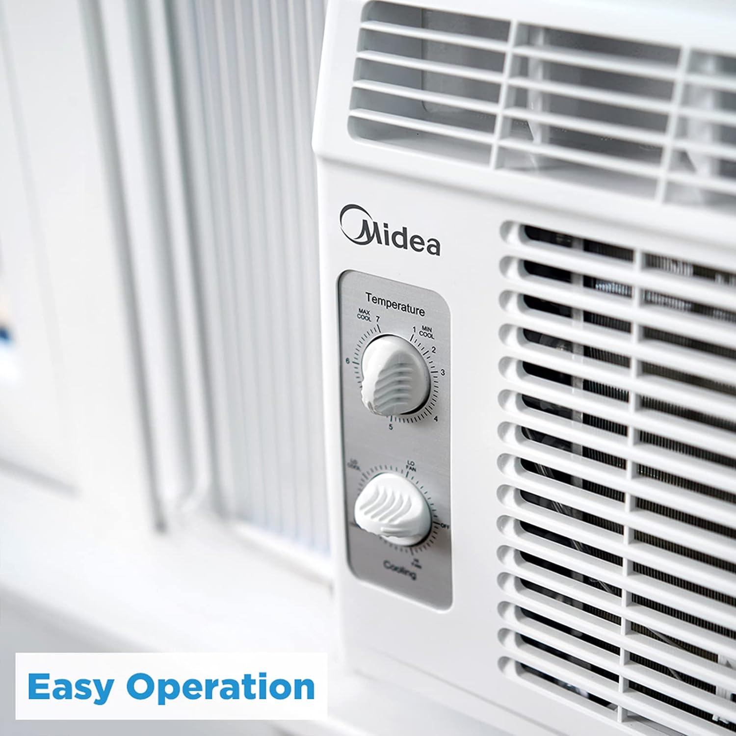 Midea 5000 BTU EasyCool Window Air Conditioner for Small Rooms