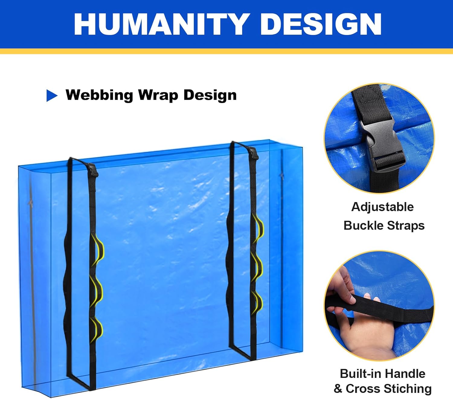 Ticonn Mattress Bags for Moving King Size