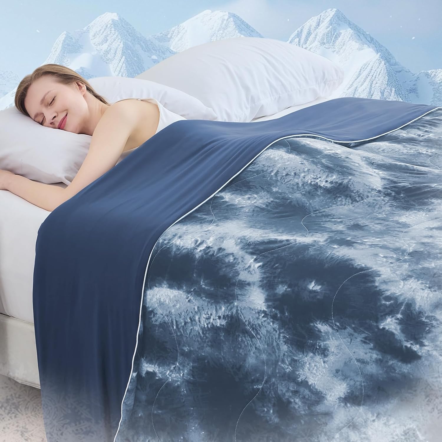 Cooling Comforter Queen Size for Hot Sleepers