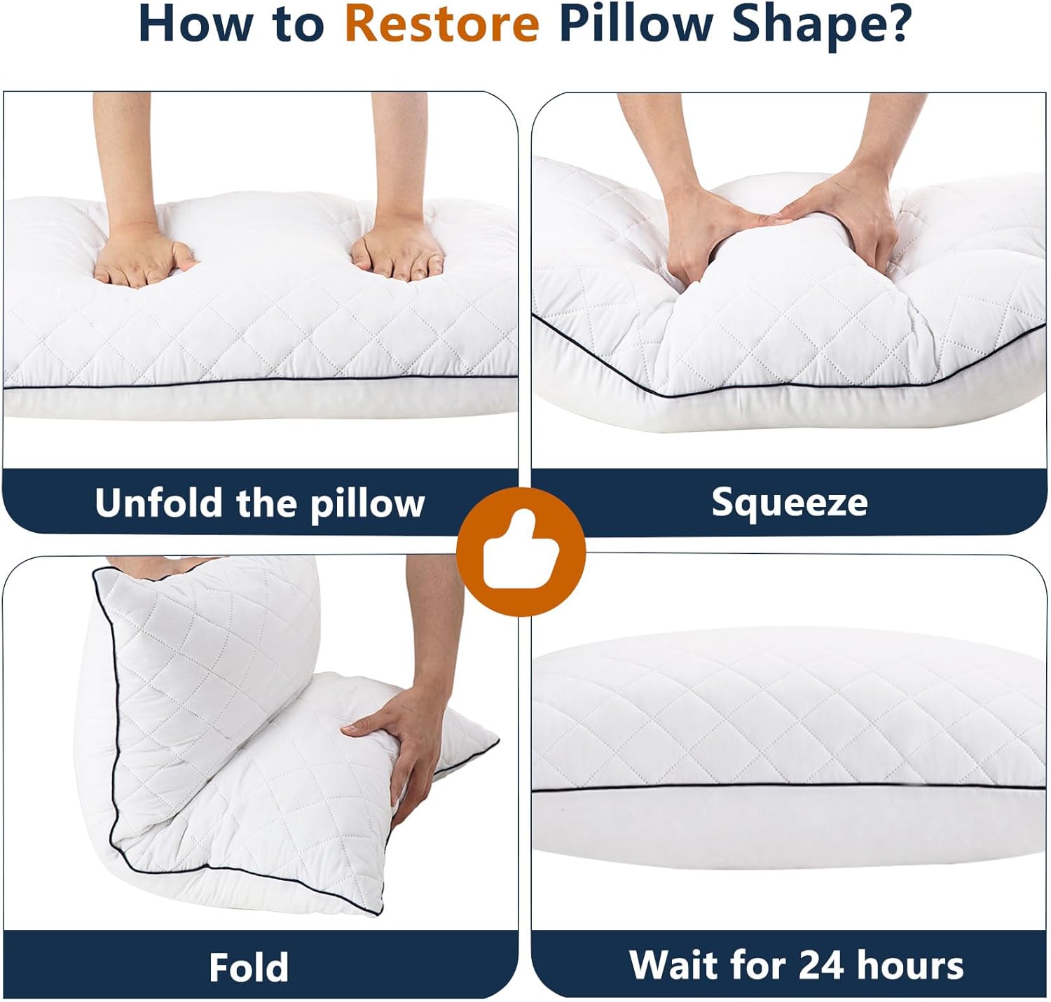 Cooling Memory Foam Body Pillow Insert for Adults