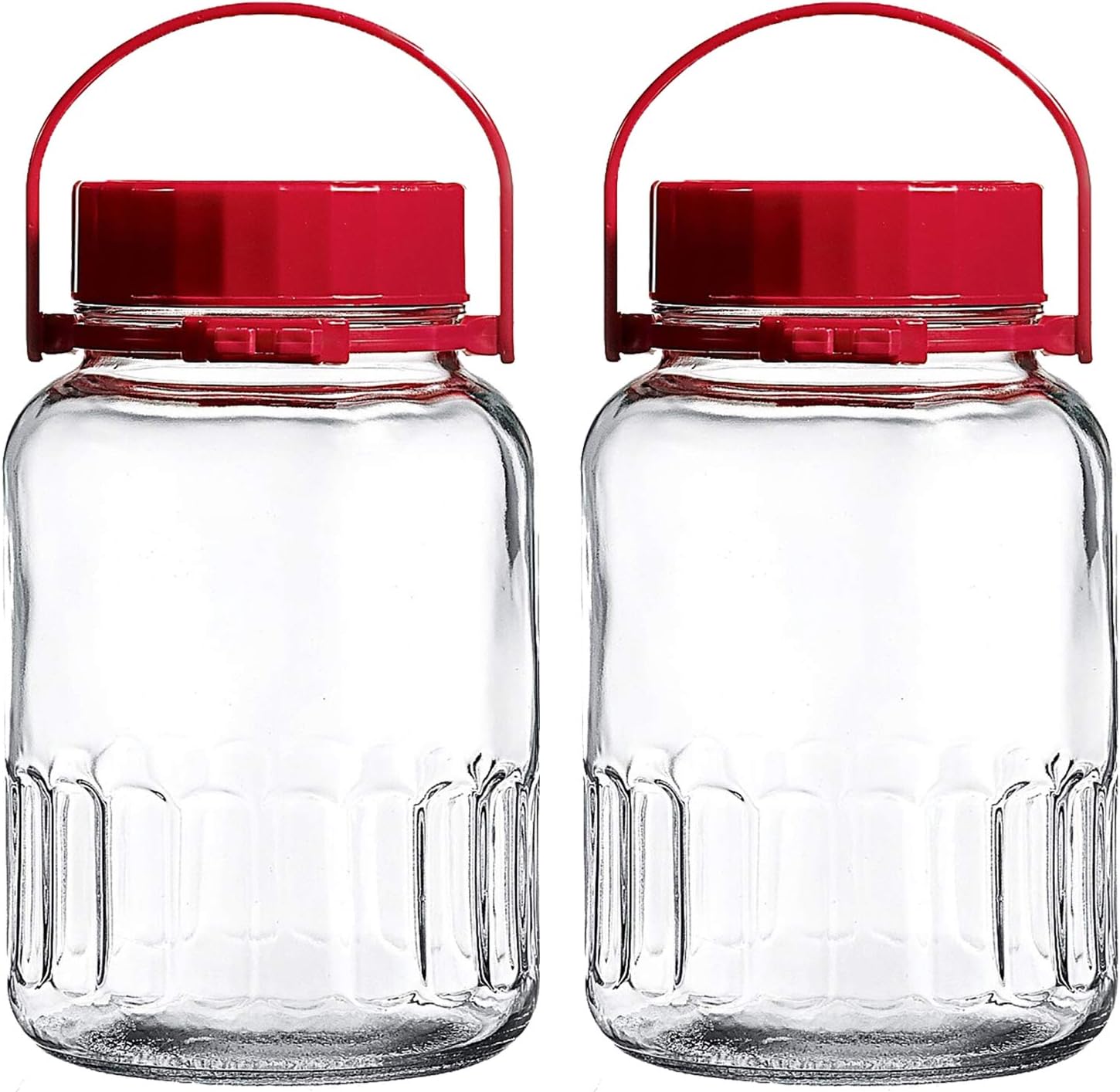1 Gallon Glass Jar With Airtight Lid For Canning And Storage
