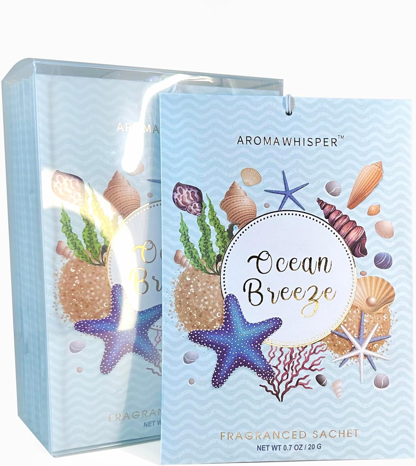 Ocean Breeze Large Scented Sachets - 8 Pack