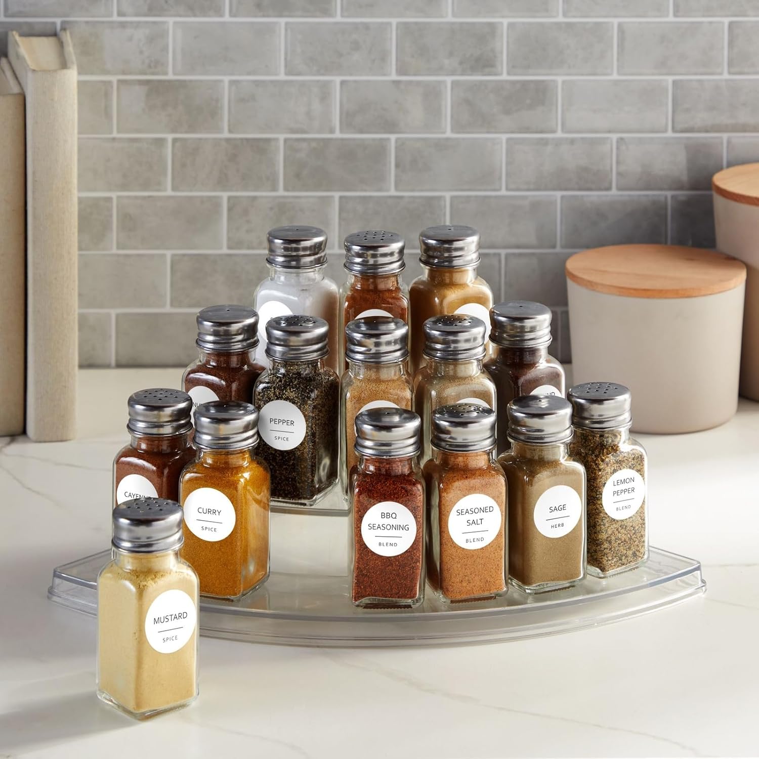 Juvale 24 Pack Glass Salt and Pepper Shakers Set